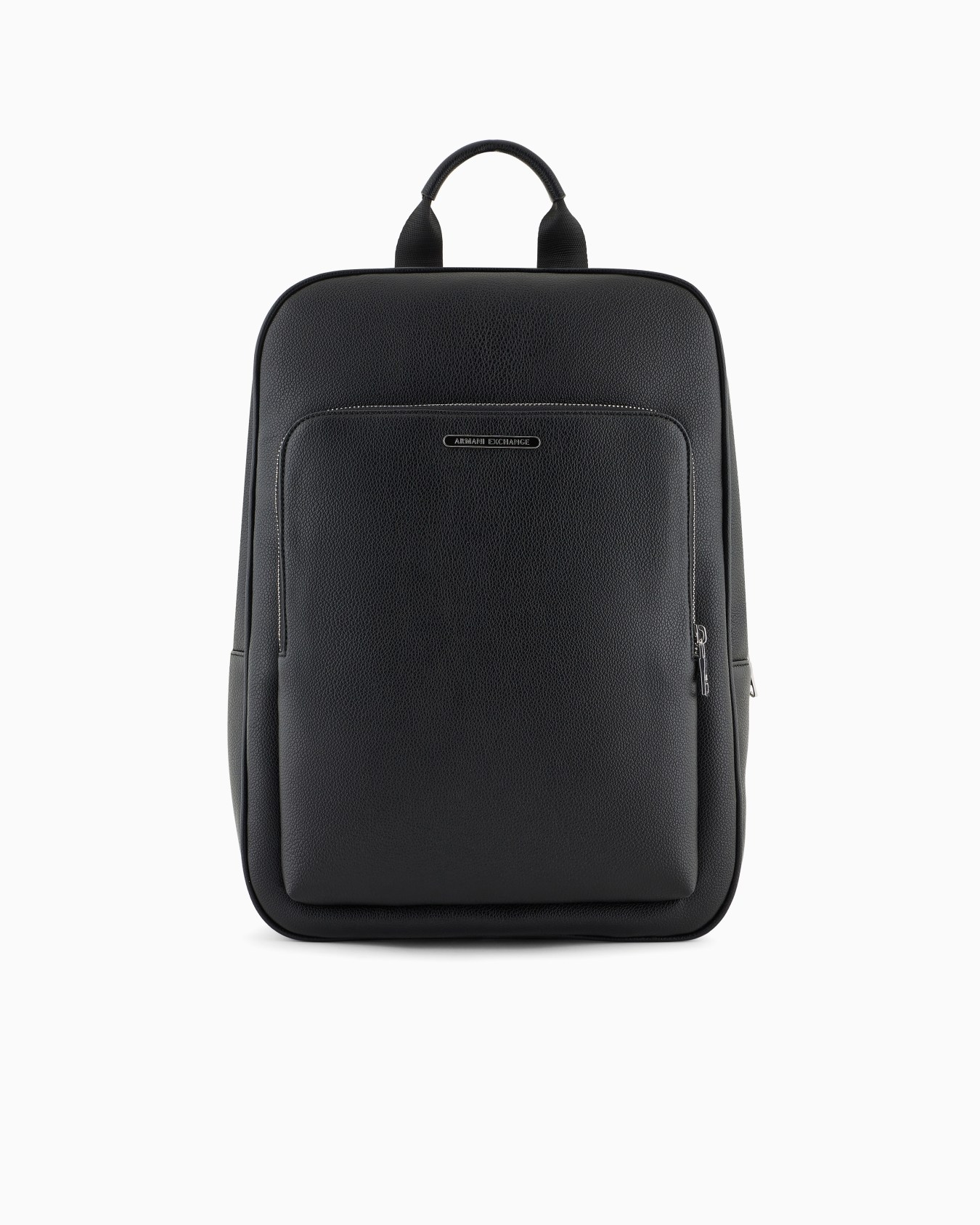 Zaino in ecopelle con tasca frontale Slide 0