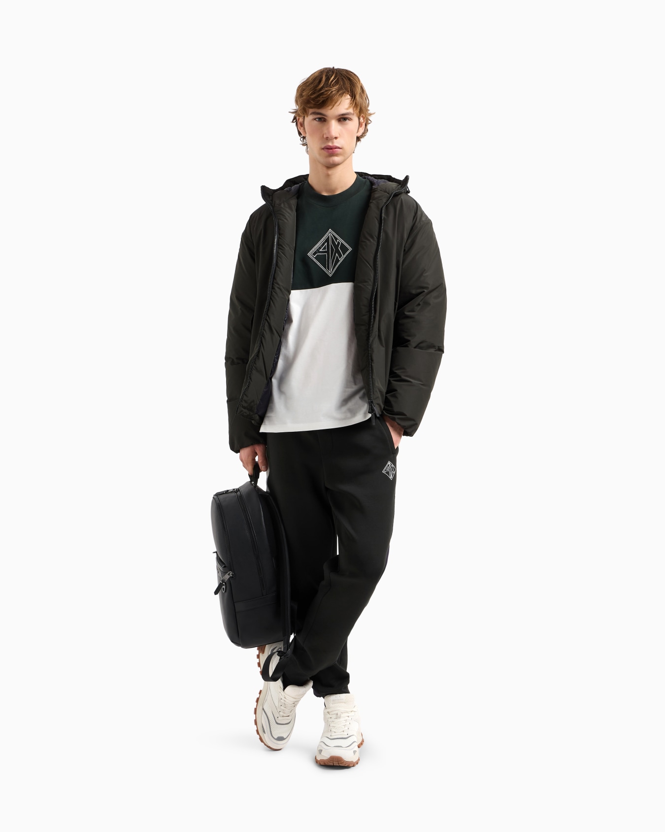 Regular fit T-shirt with logo print Slide 1