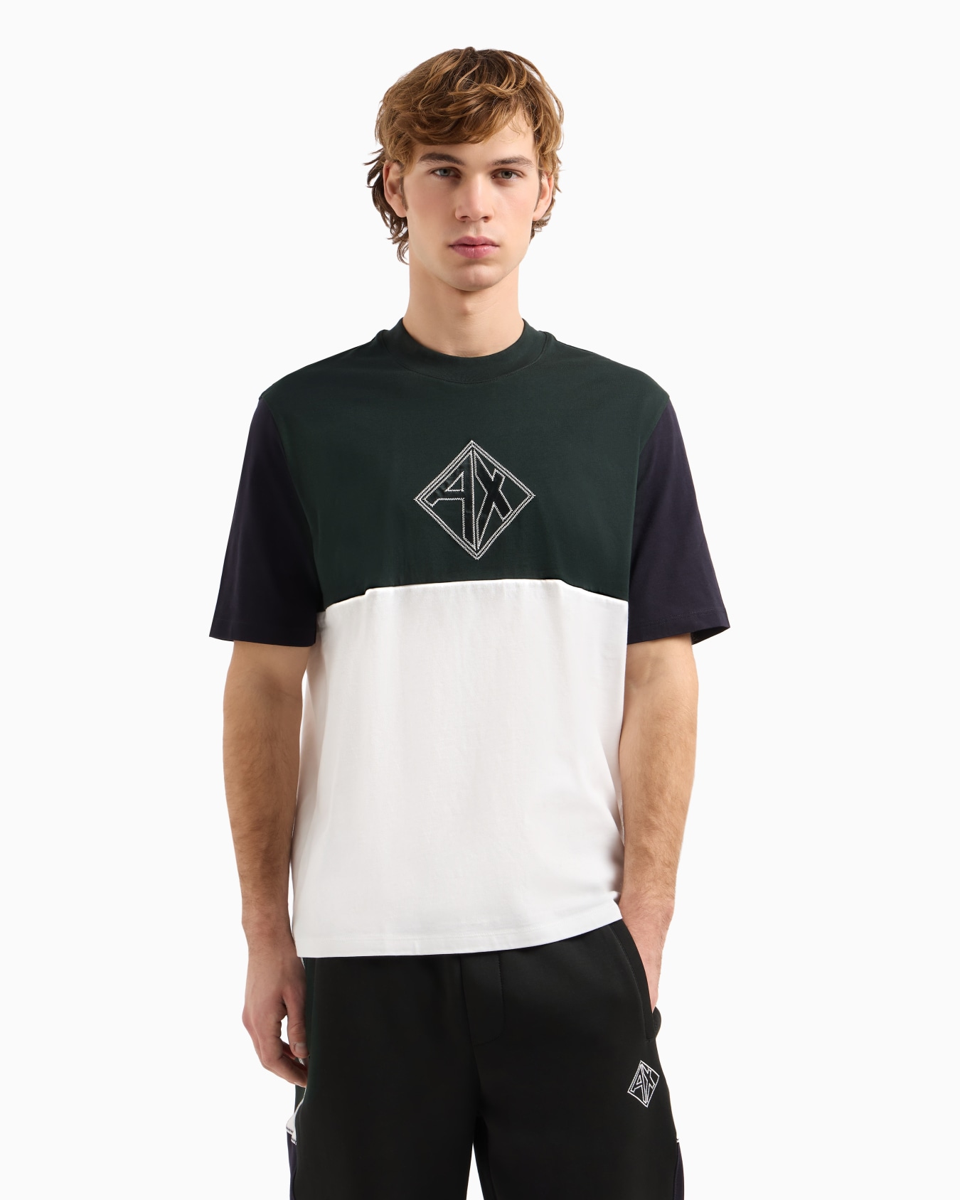 Regular fit T-shirt with logo print Slide 3