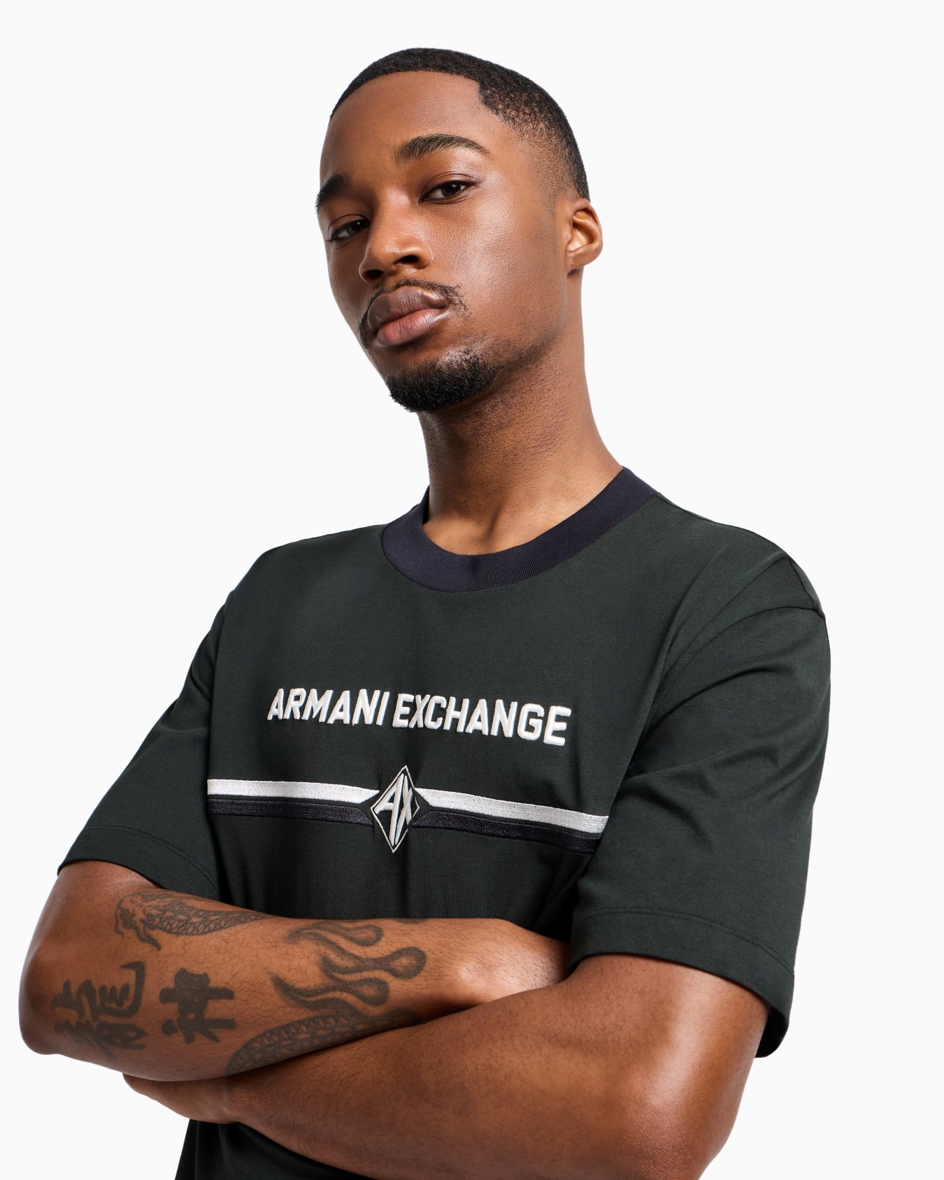 Regular fit T-shirt with logo print Slide 4