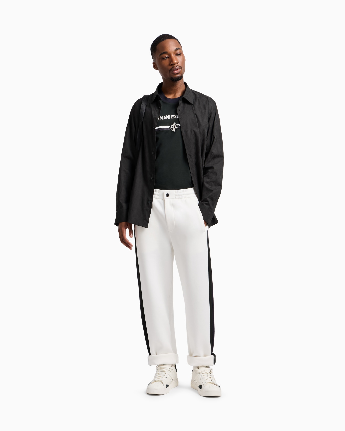 Regular fit T-shirt with logo print Slide 1