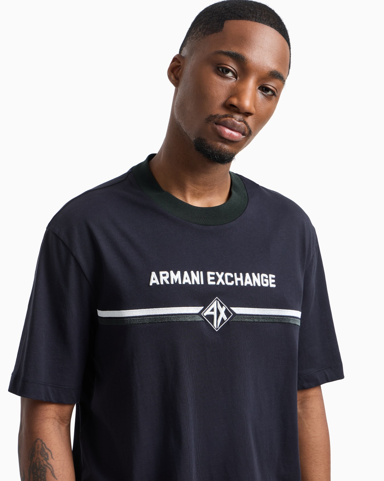Regular fit T-shirt with logo print Slide 4