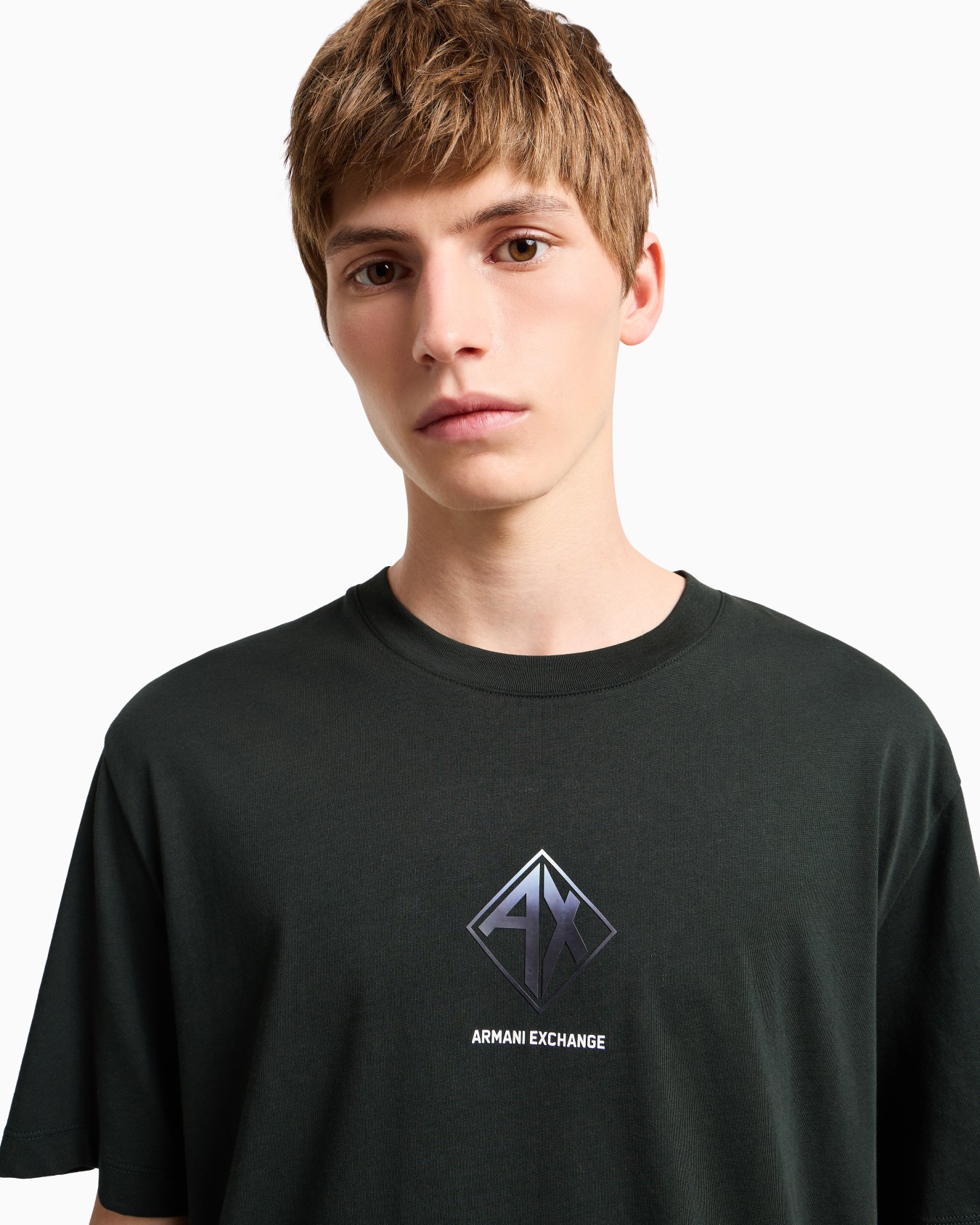 Regular fit T-shirt with logo print Slide 4