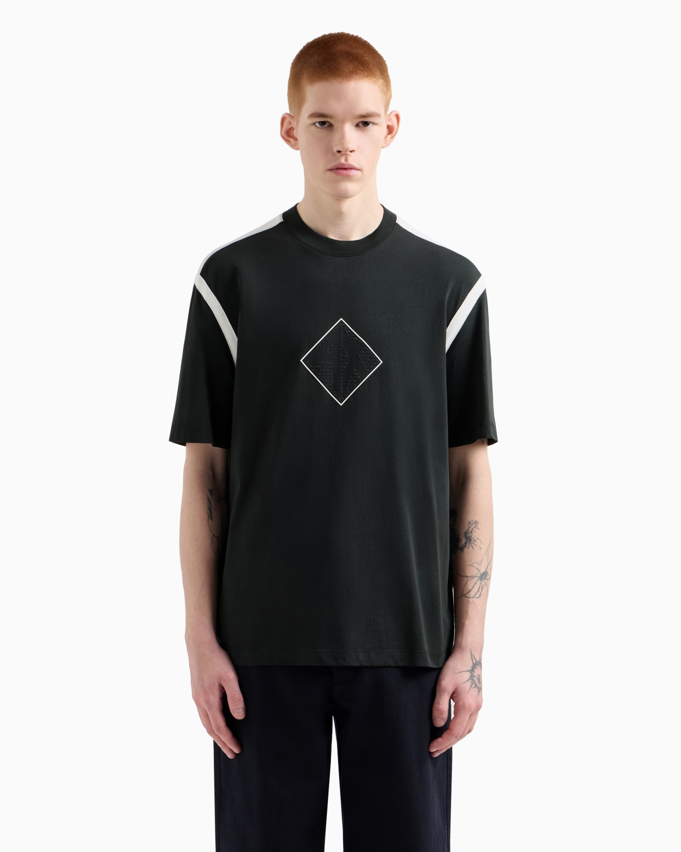 Regular fit T-shirt with logo print Slide 4