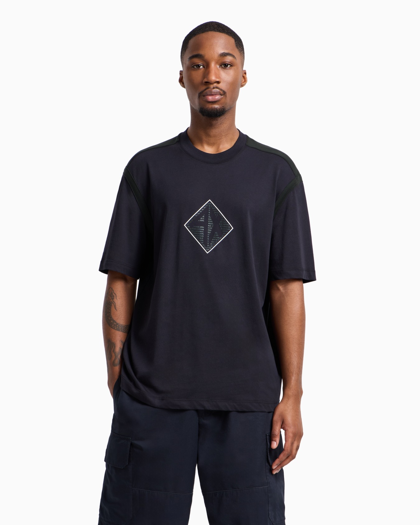 Regular fit T-shirt with logo print Slide 3