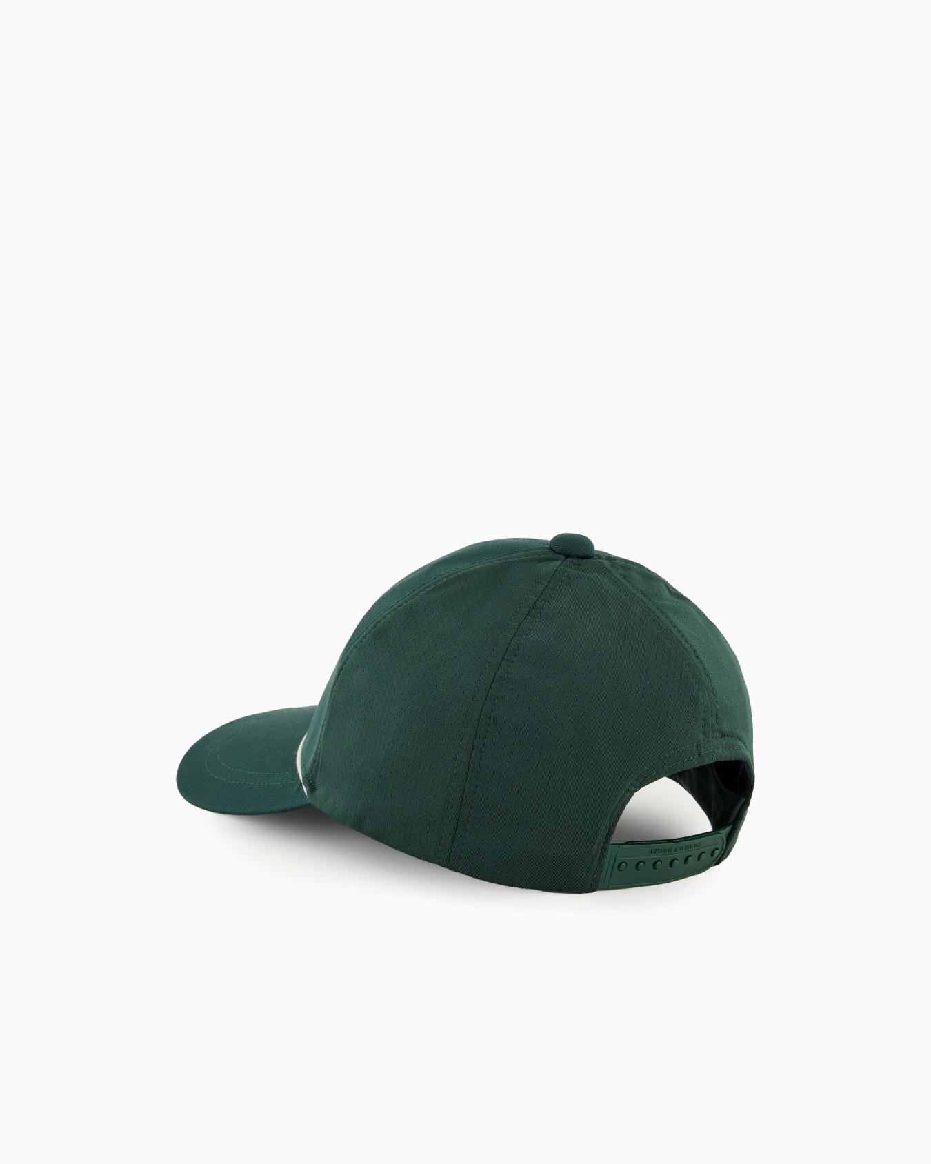 Satin fabric visor hat with logo Slide 1