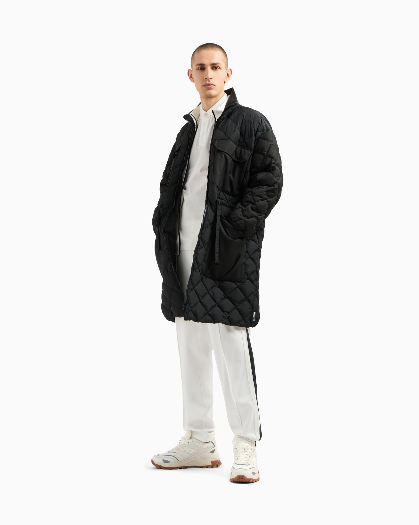 Regular fit polo shirt in mercerised cotton Slide 1