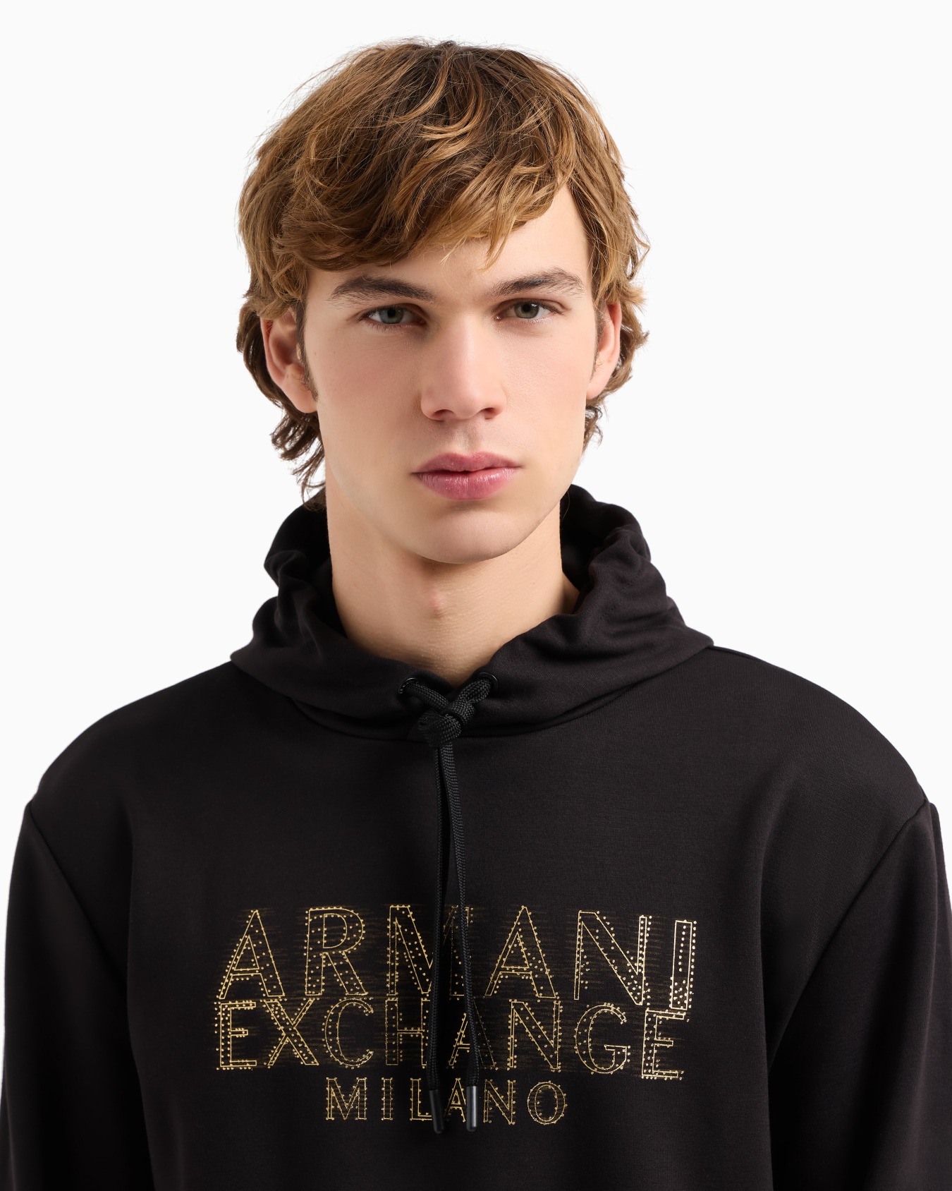 Hoodie with blurred logo effect Slide 4