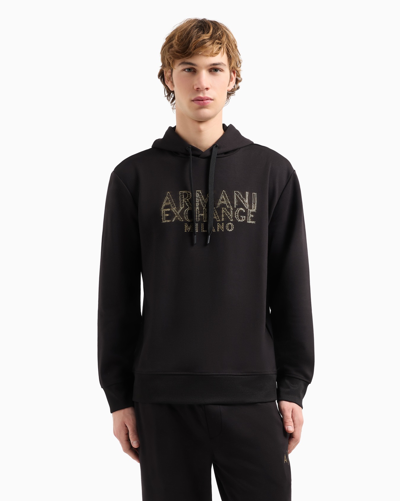 Hoodie with blurred logo effect Slide 3