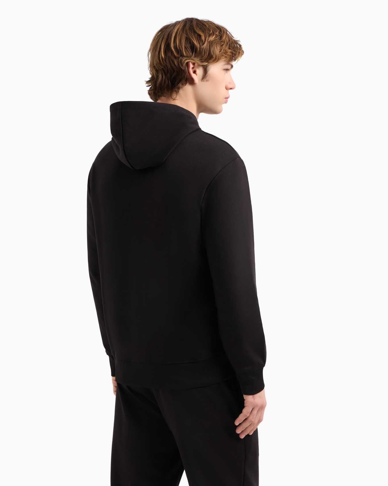 Hoodie with blurred logo effect Slide 2
