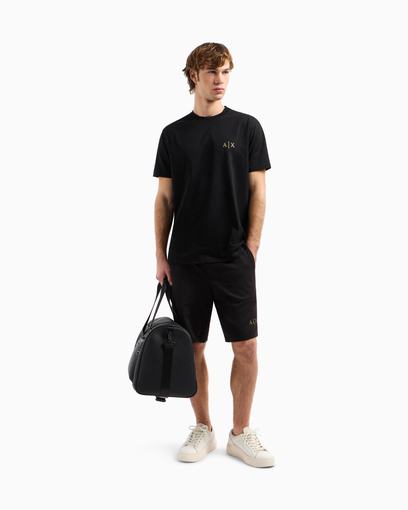 Logo sweatshirt shorts Slide 1