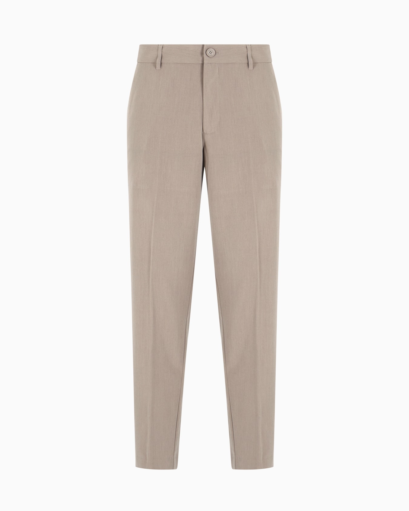 Chino trousers in flowing fabric Slide 0