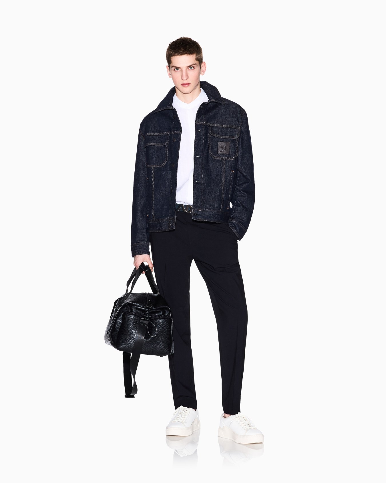 ICON ウールミックス チノパンツ スライドする 1