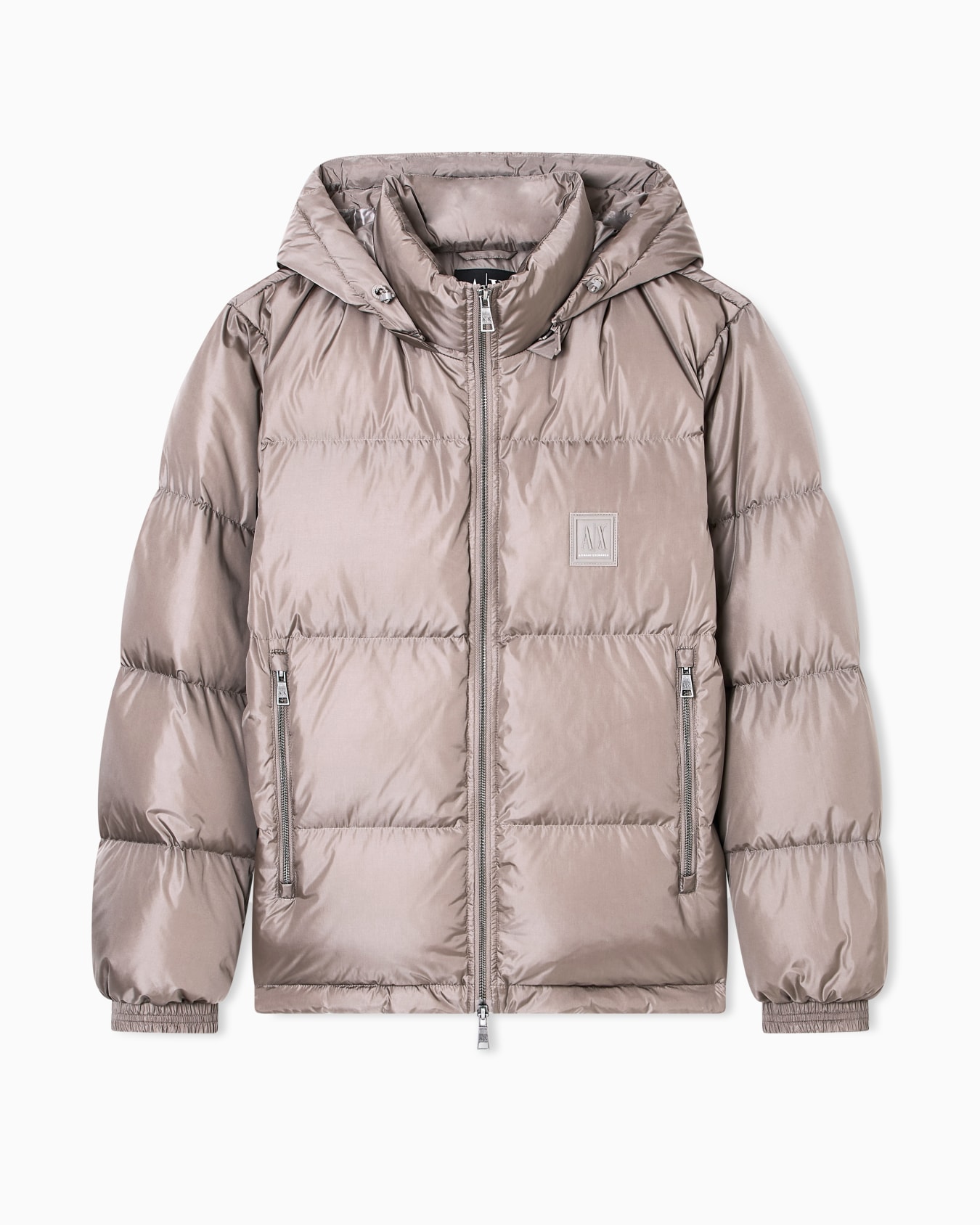 Padded jacket with hood Slide 0