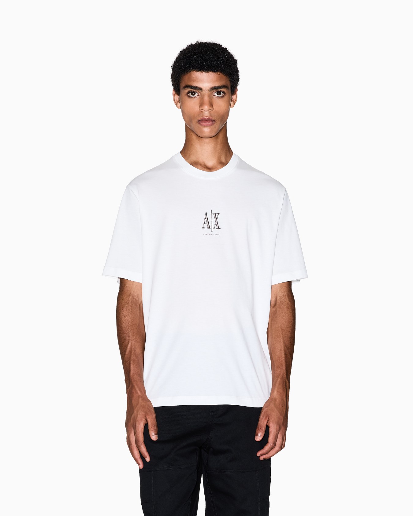 Regular fit T-shirt with embroidered logo Diapositiva 3