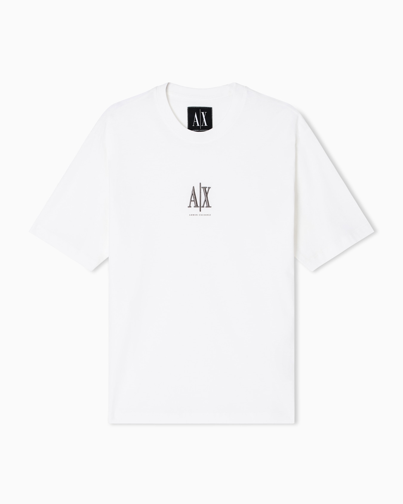 Regular fit T-shirt with embroidered logo Diapositiva 0