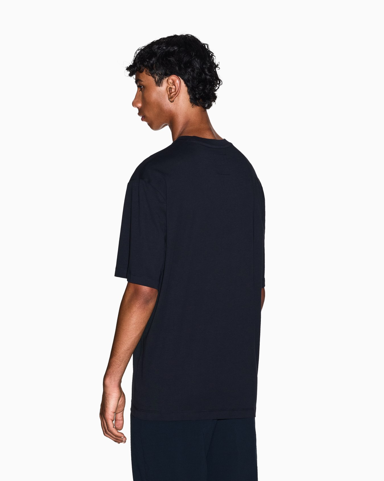Regular fit T-shirt with embroidered logo Diapositive 3