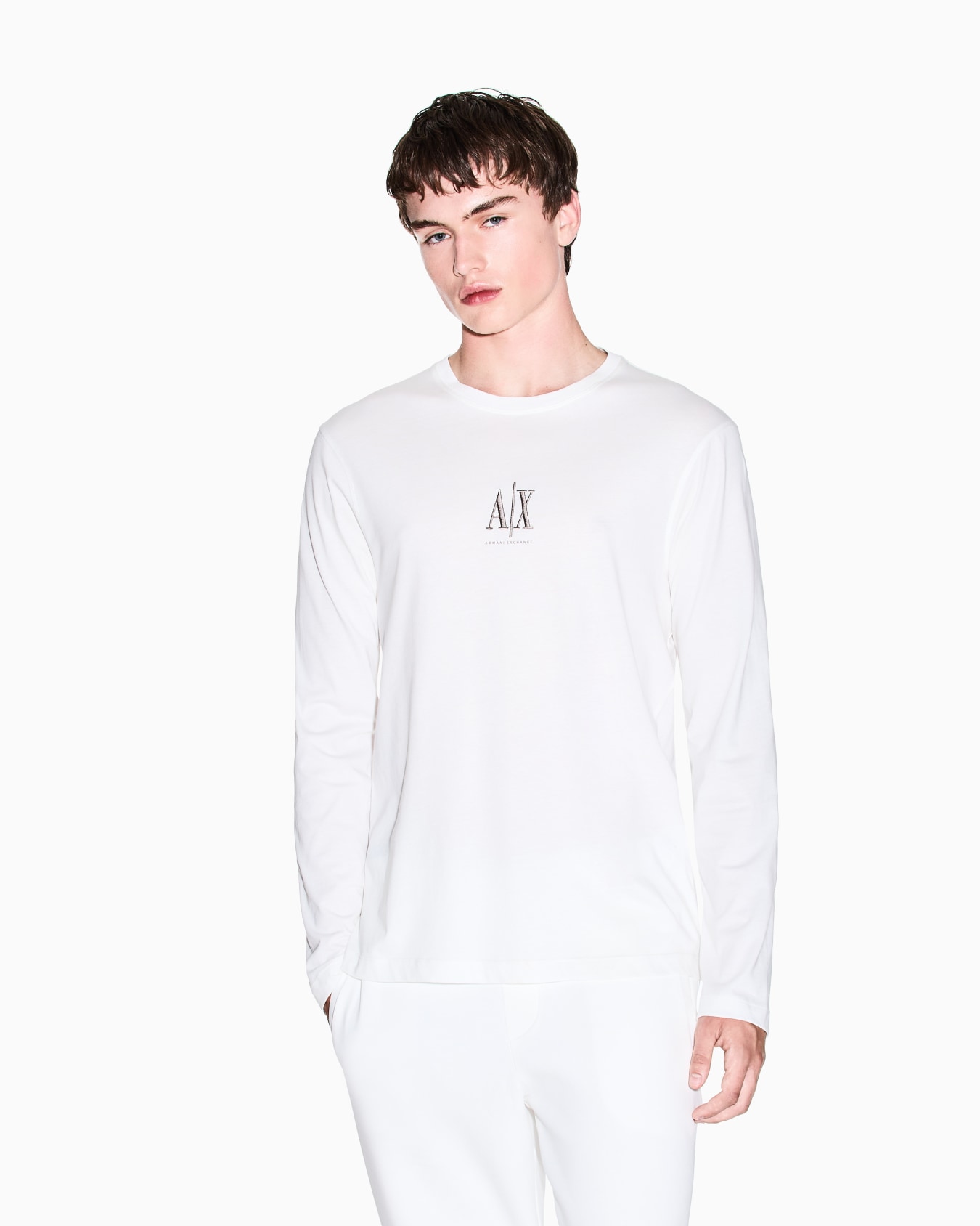 Long-sleeved T-shirt with embroidered logo Diapositive 3