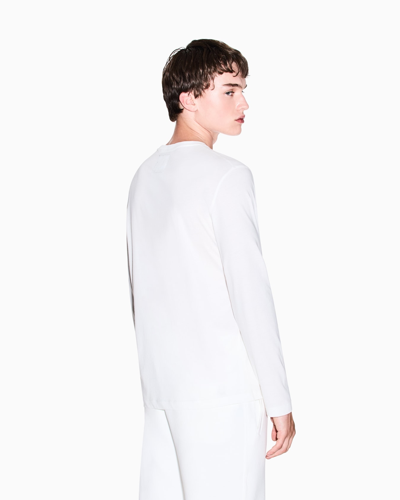 Long-sleeved T-shirt with embroidered logo Diapositive 2