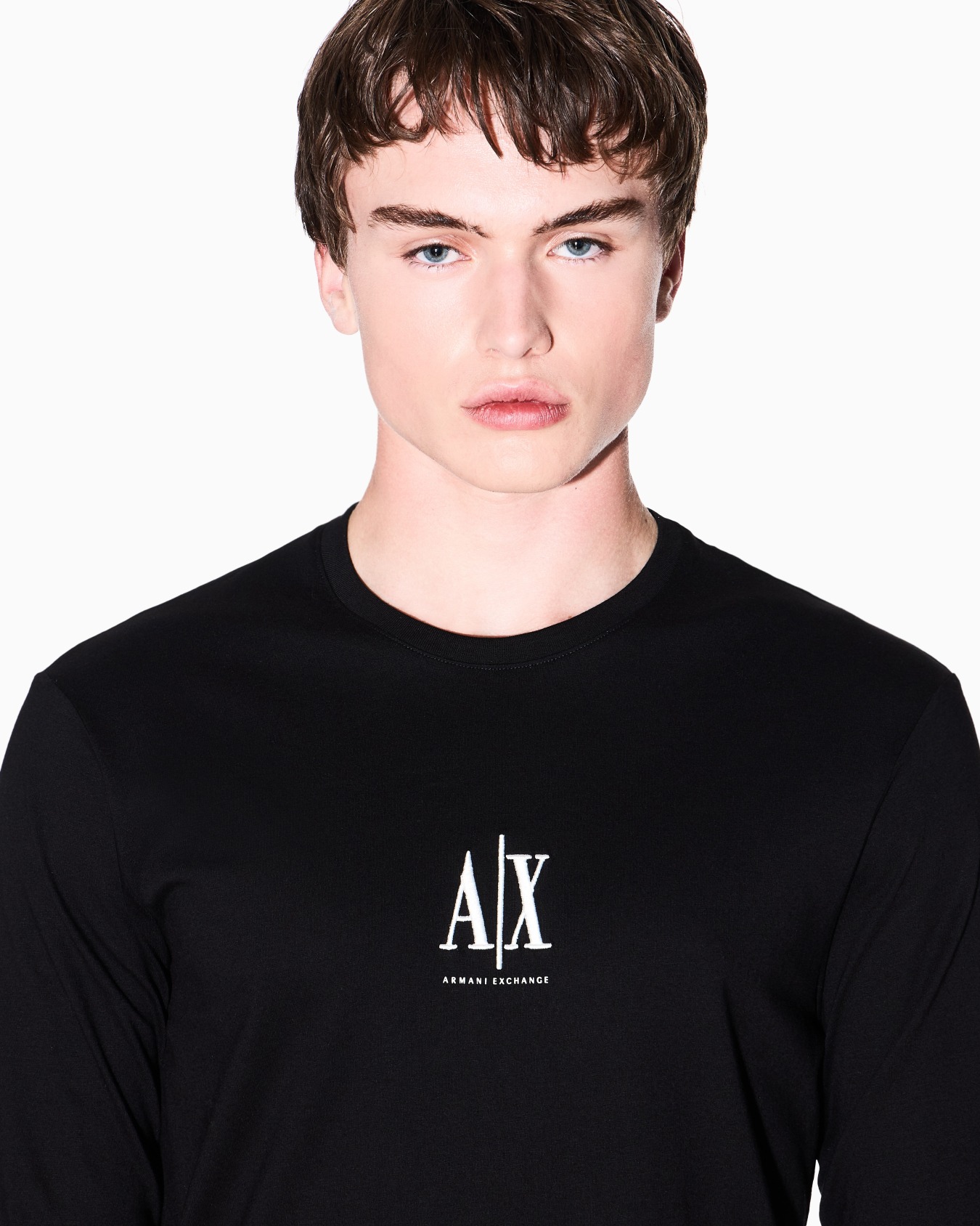 ICON スリムフィット 長袖クルーネックTシャツ スライドする 6