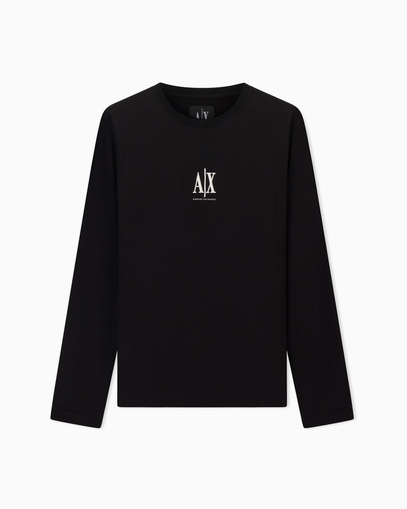 Long-sleeved T-shirt with embroidered logo Slide 0