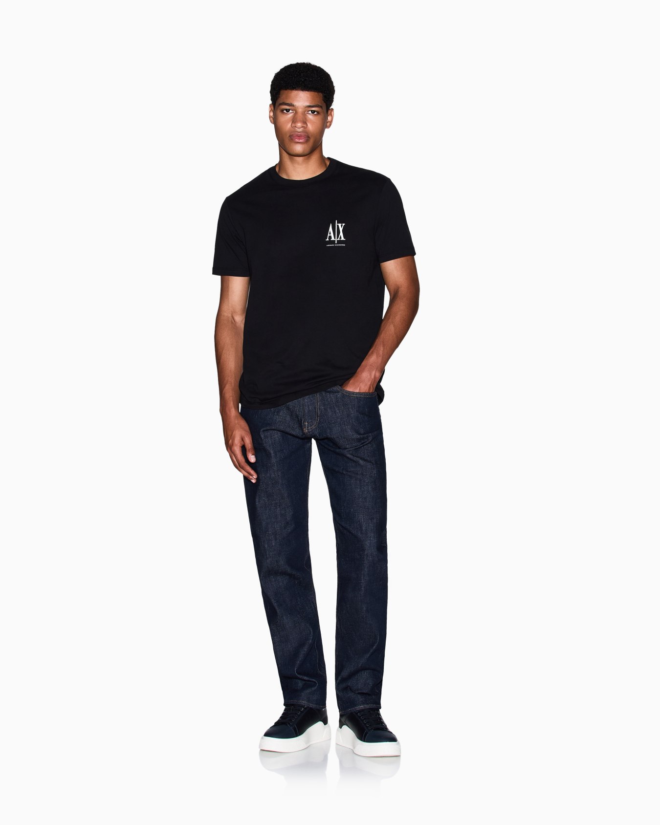  Regular Fit T-Shirt in Cotton Jersey Slide 1