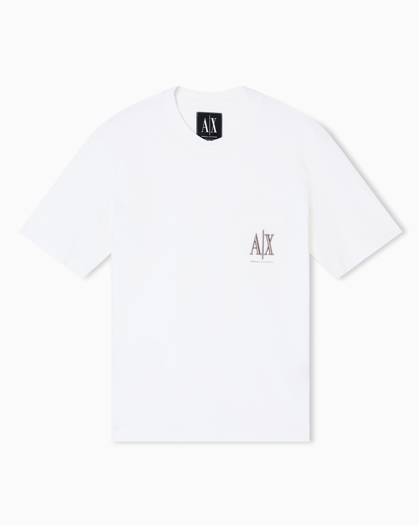 Regular fit T-shirt with pocket and logo Diapositive 0