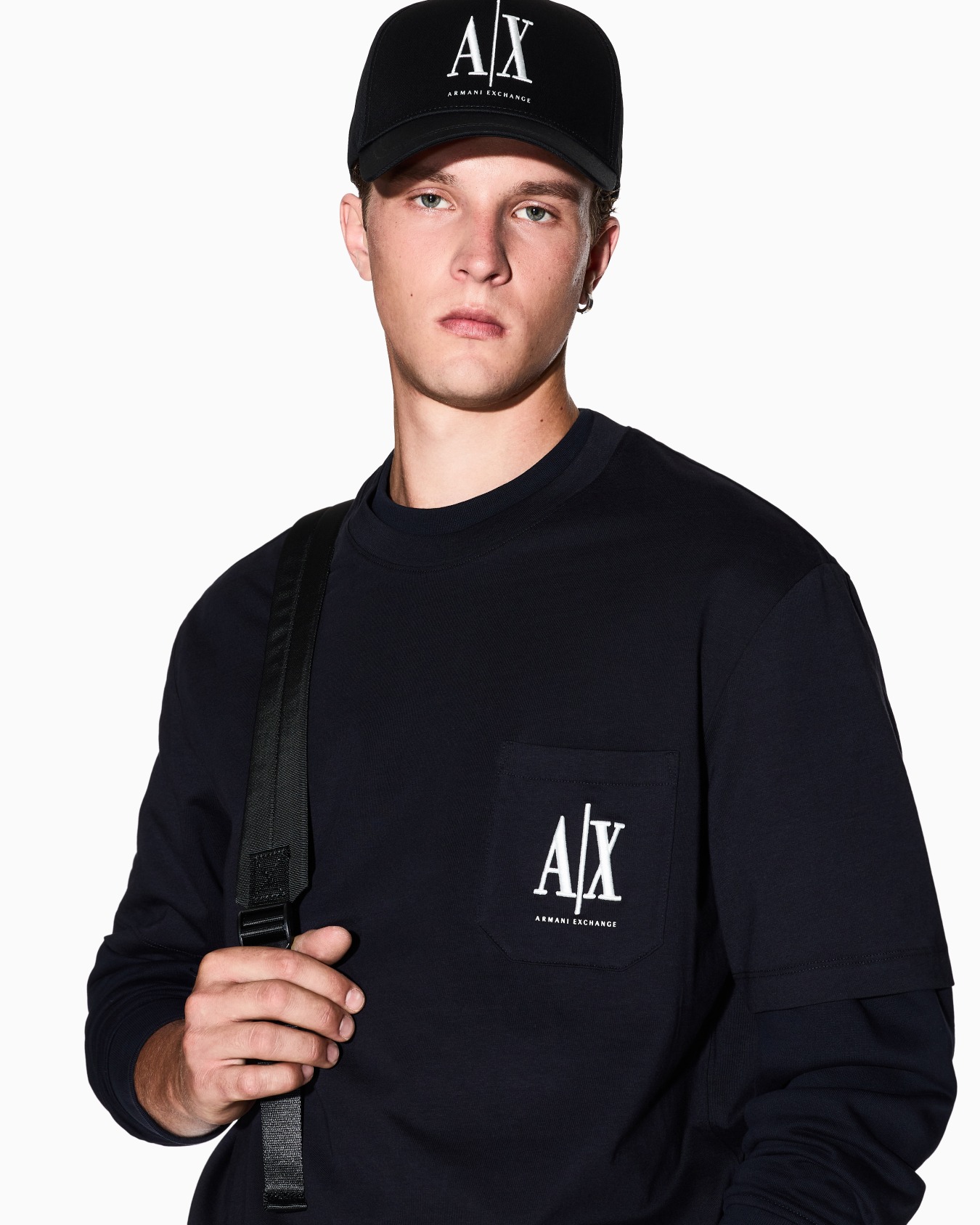Regular fit T-shirt with pocket and logo Diapositive 4