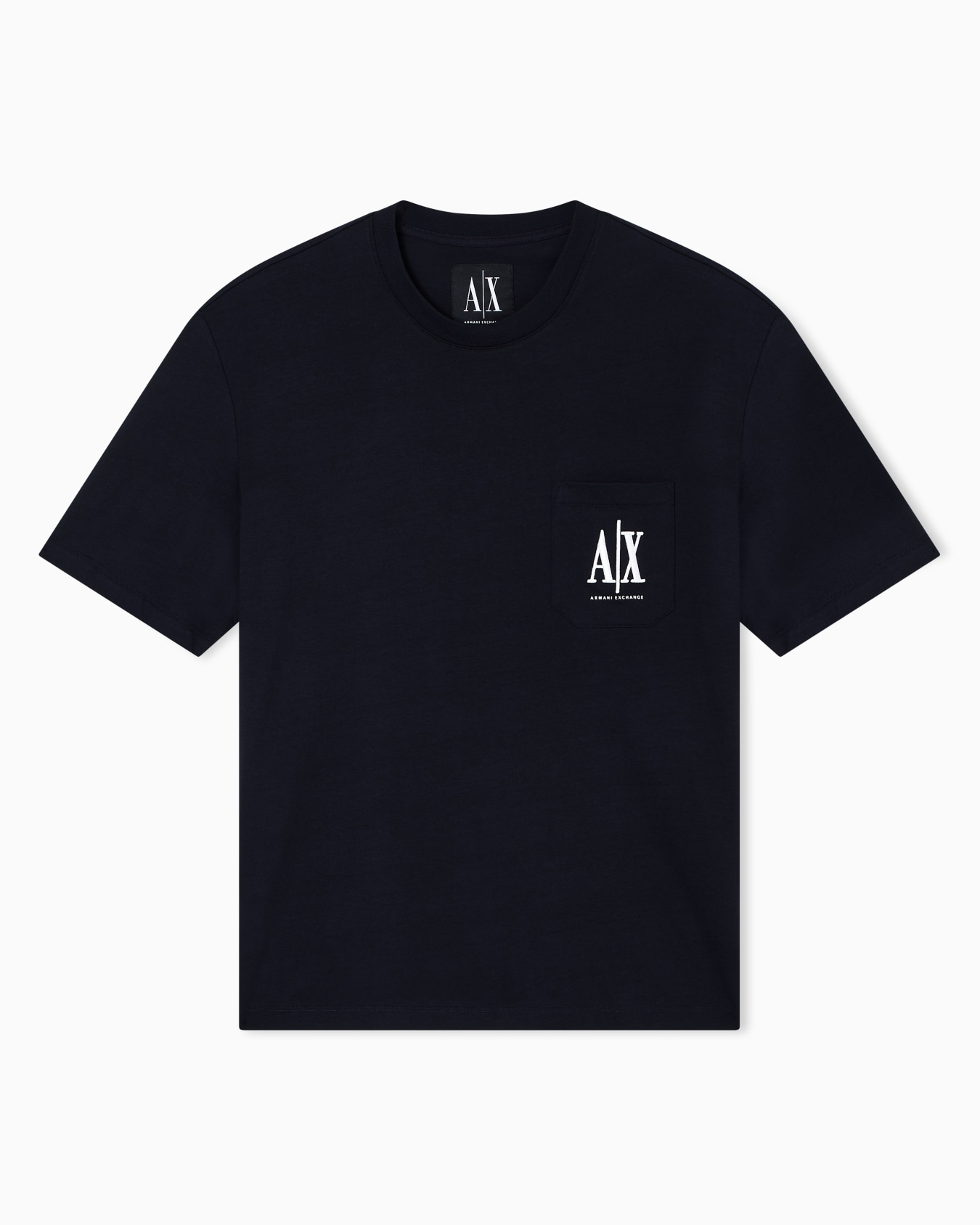 Regular fit T-shirt with pocket and logo Diapositive 0