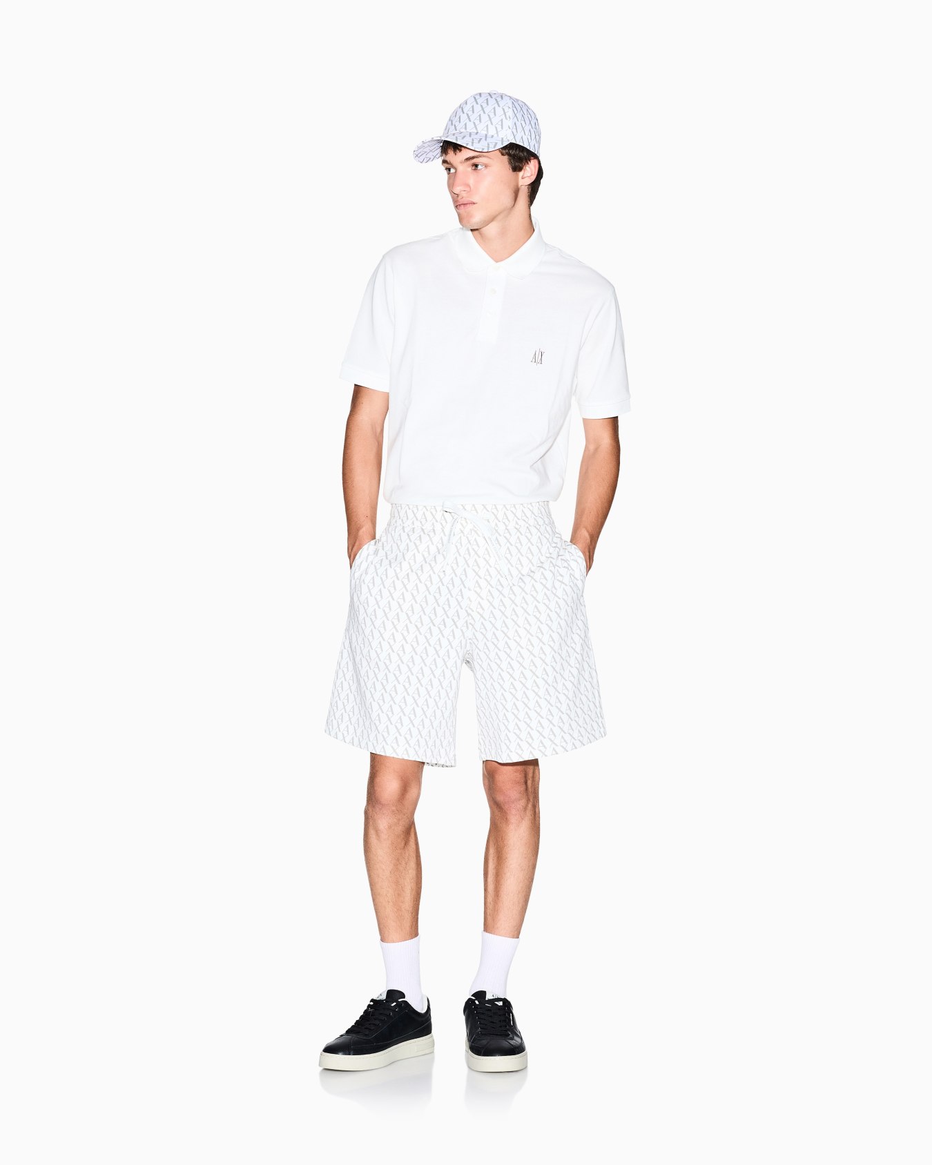 Polo a maniche corte in piquet di cotone Slide 1