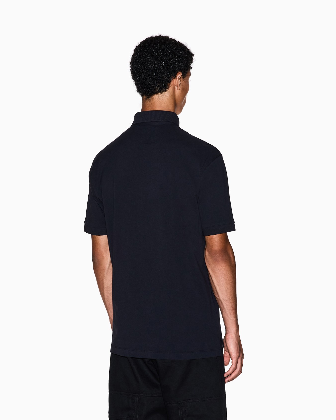 polo à manches courtes en piqué de coton Diapositive 5