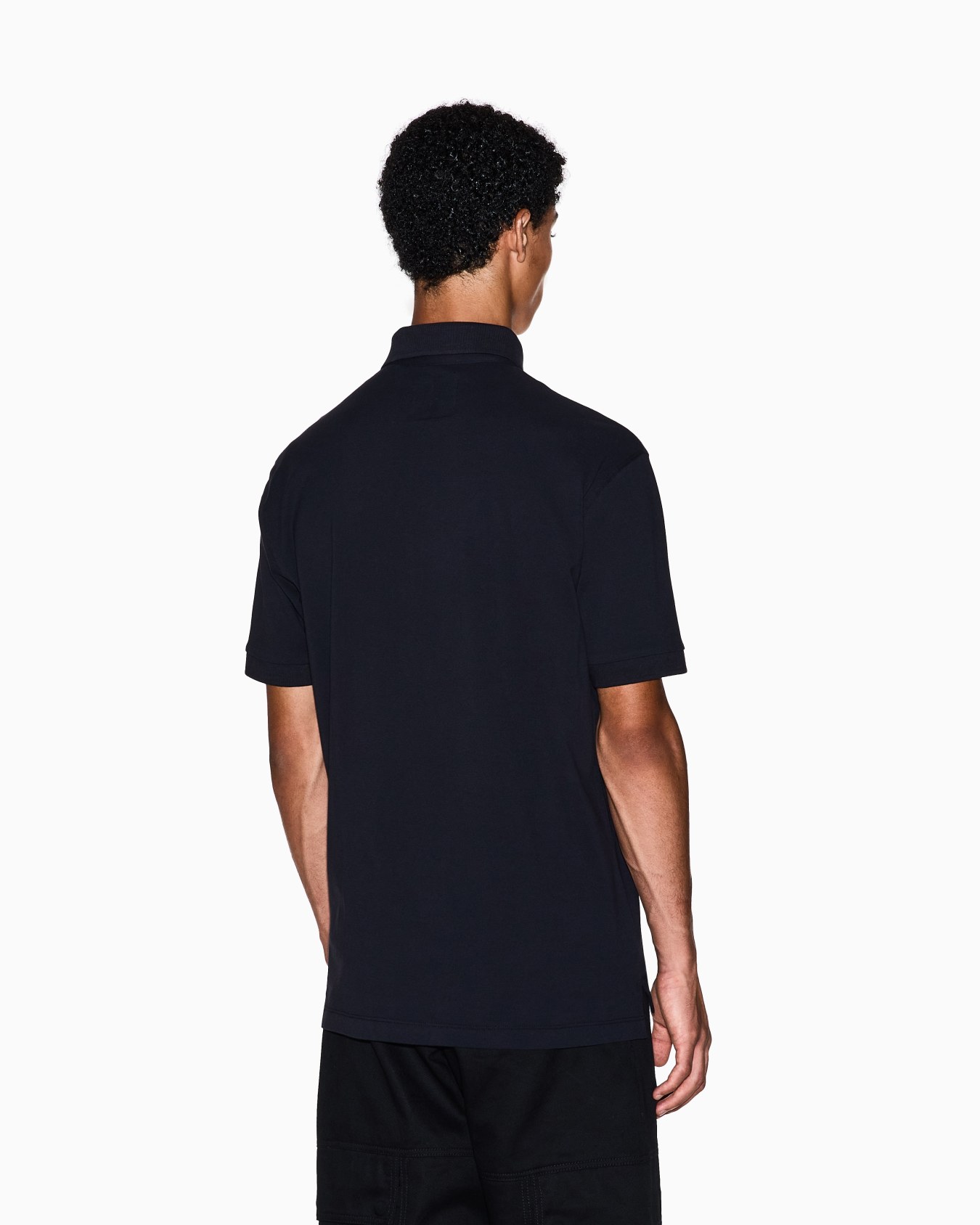 Regular fit cotton polo with logo Diapositive 2