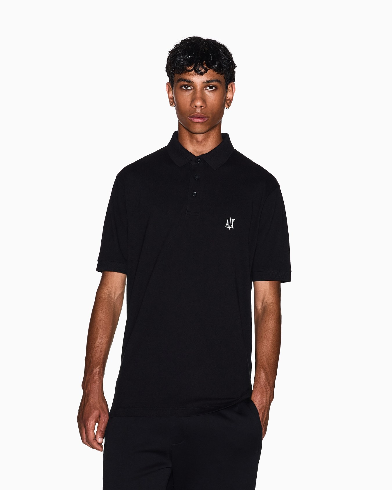 Regular fit cotton polo with logo Folie 4