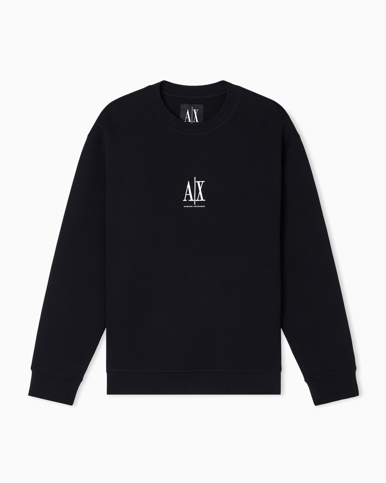 Crewneck sweatshirt with embroidered logo Slide 0