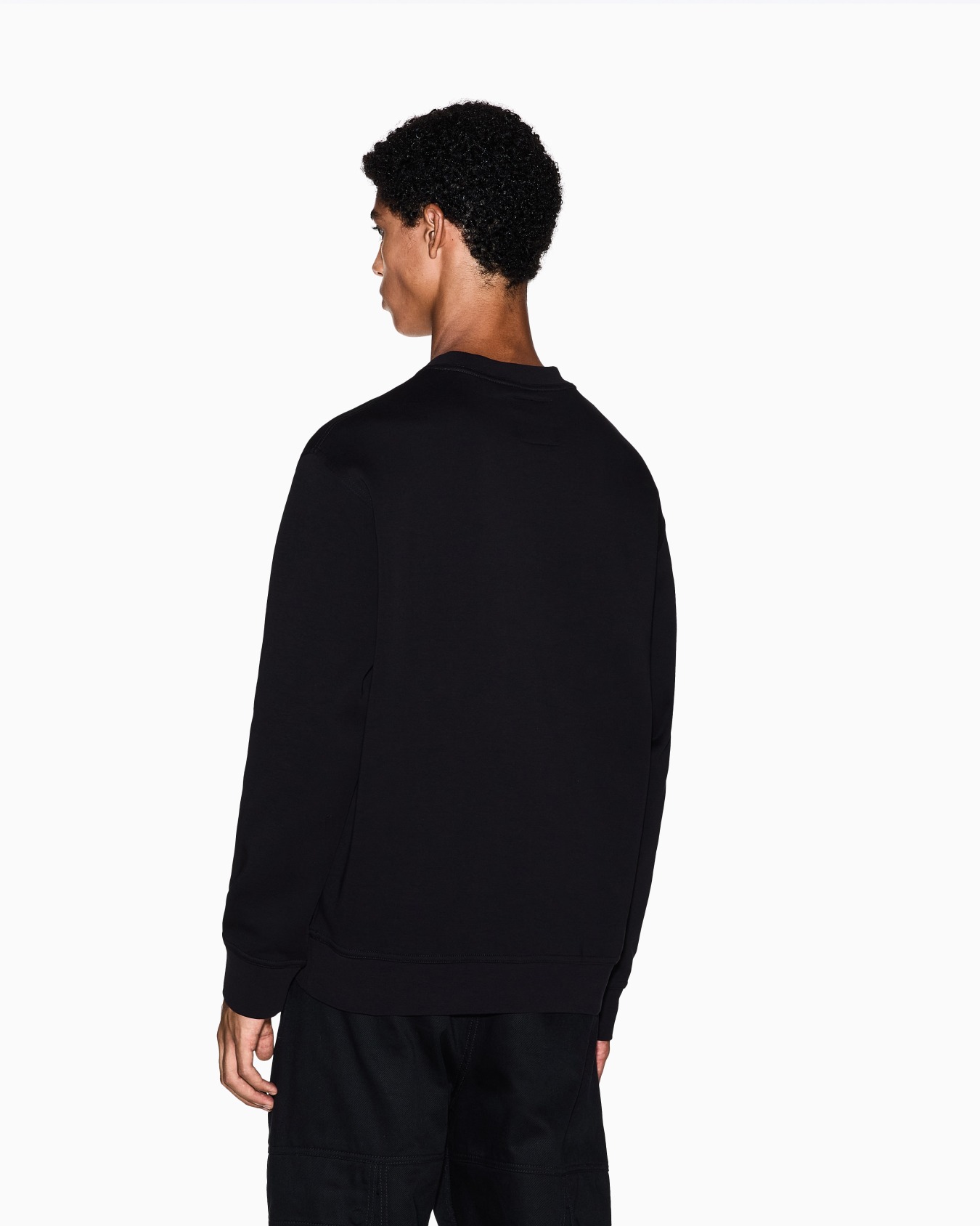 Crewneck sweatshirt with embroidered logo Slide 2