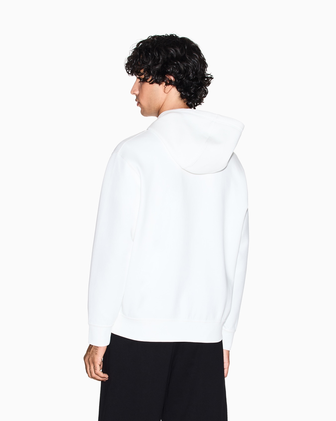 Felpa Zip-Up in tessuto stretch bonded Slide 5