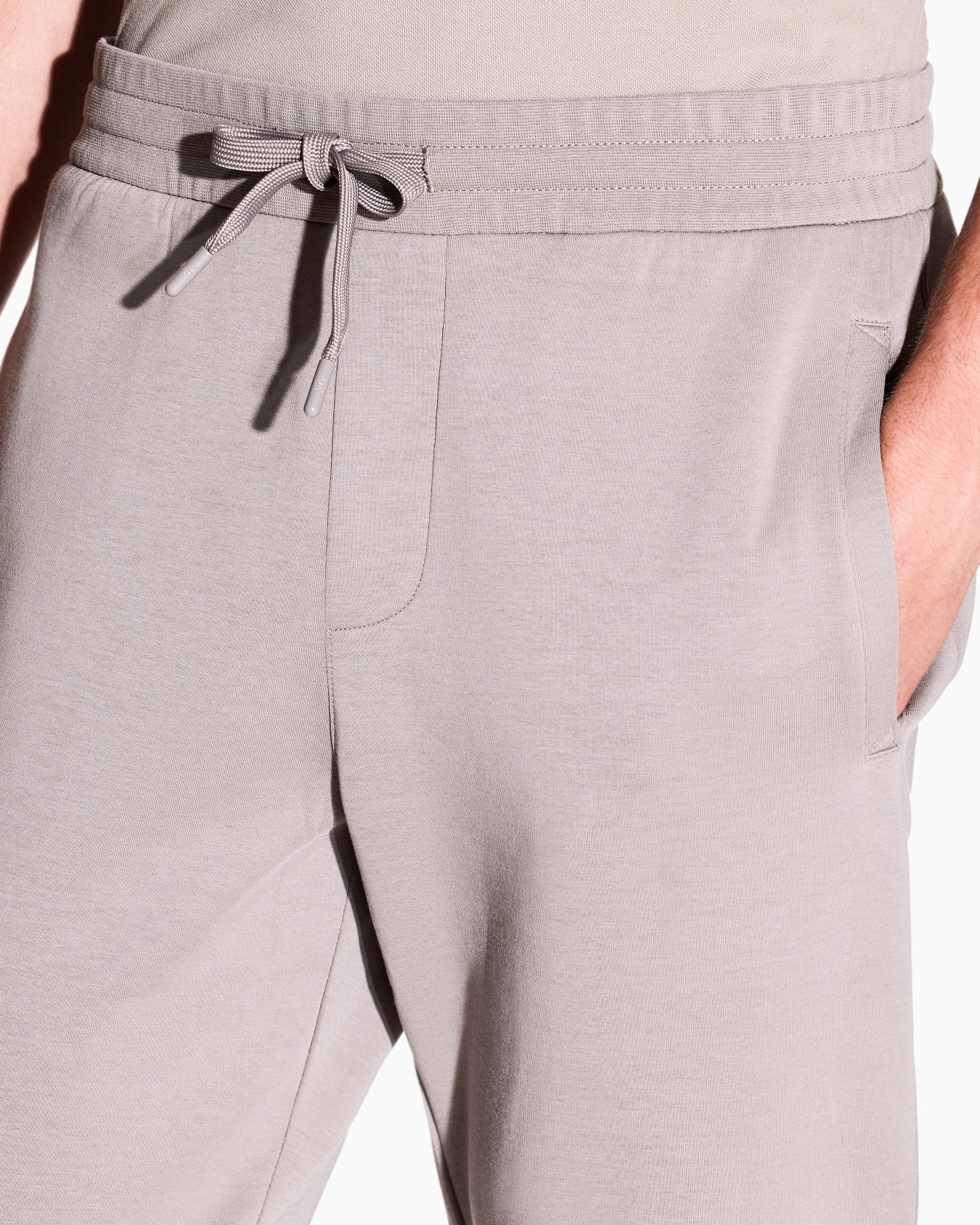 Pantaloni in Cotone Stretch Bonded Slide 6