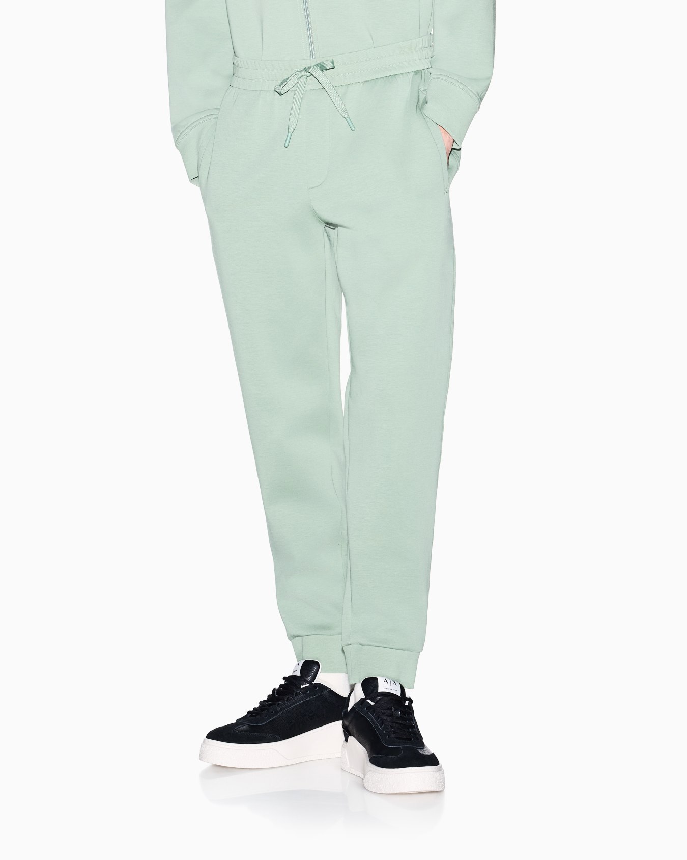 Lightweight fabric jogger pants Slide 3