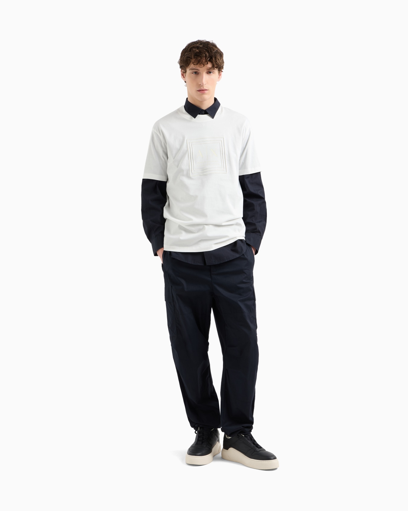  Regular fit poplin shirt Slide 1