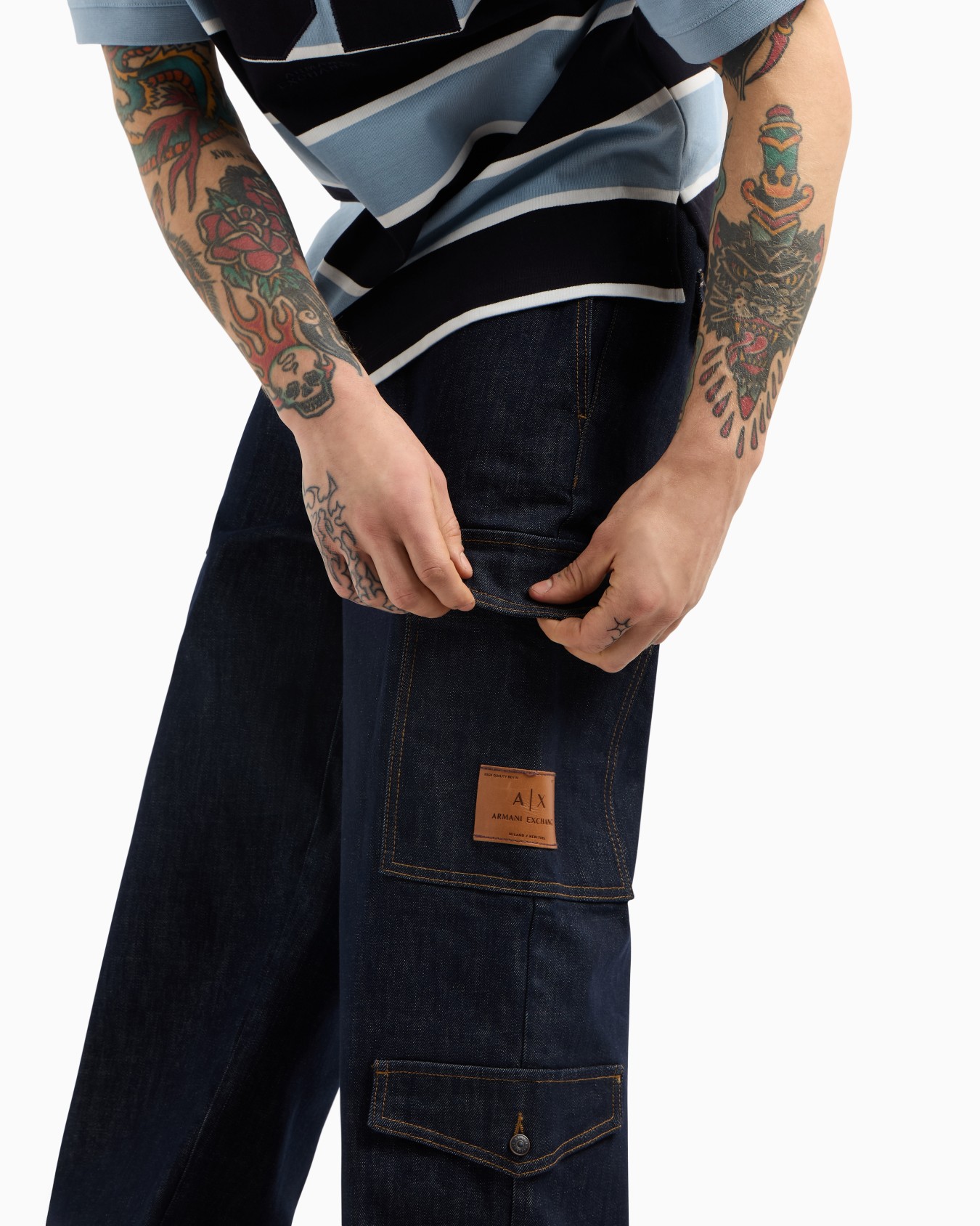Denim Cargo Jeans Slide 4