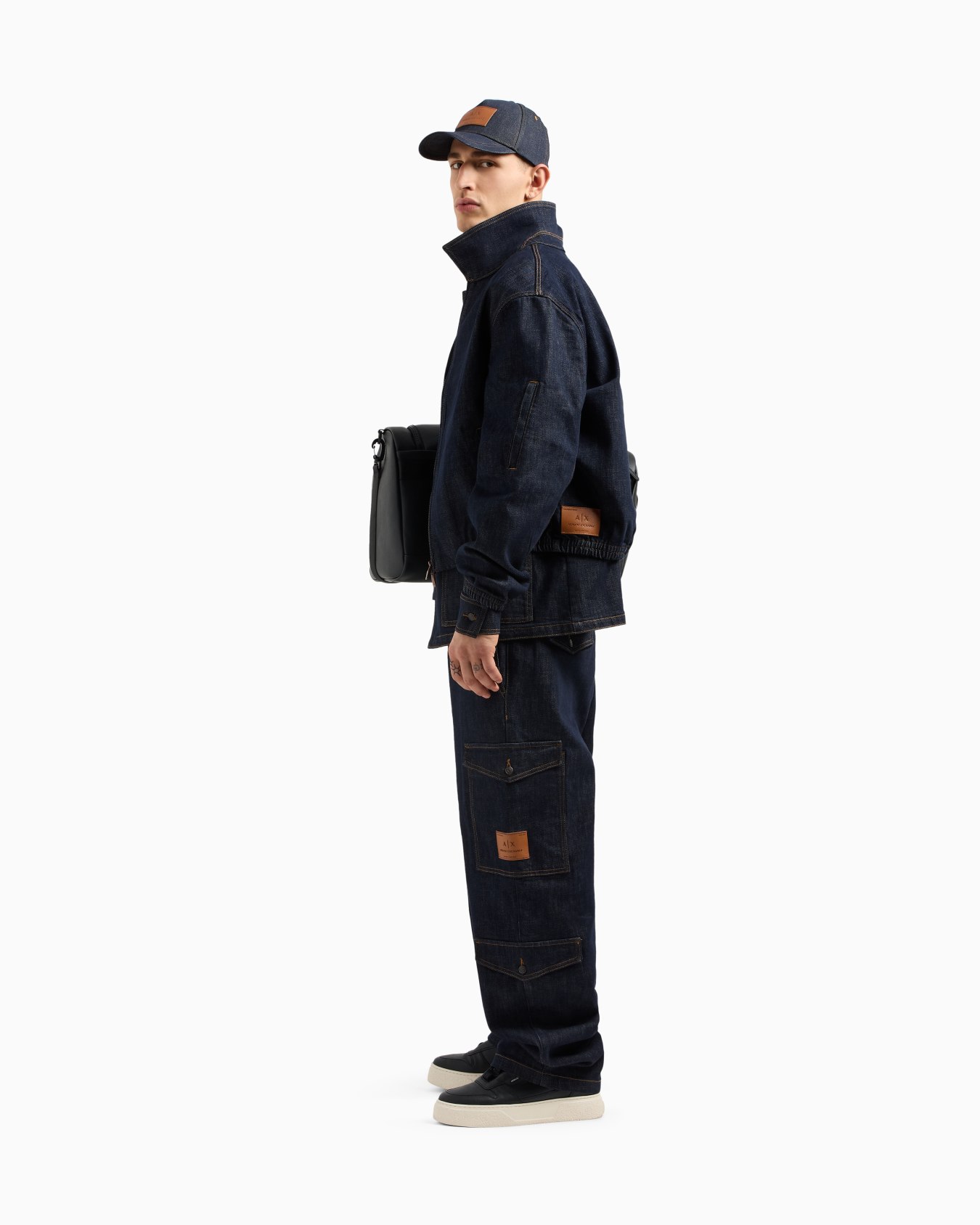 Denim Cargo Jeans Slide 1