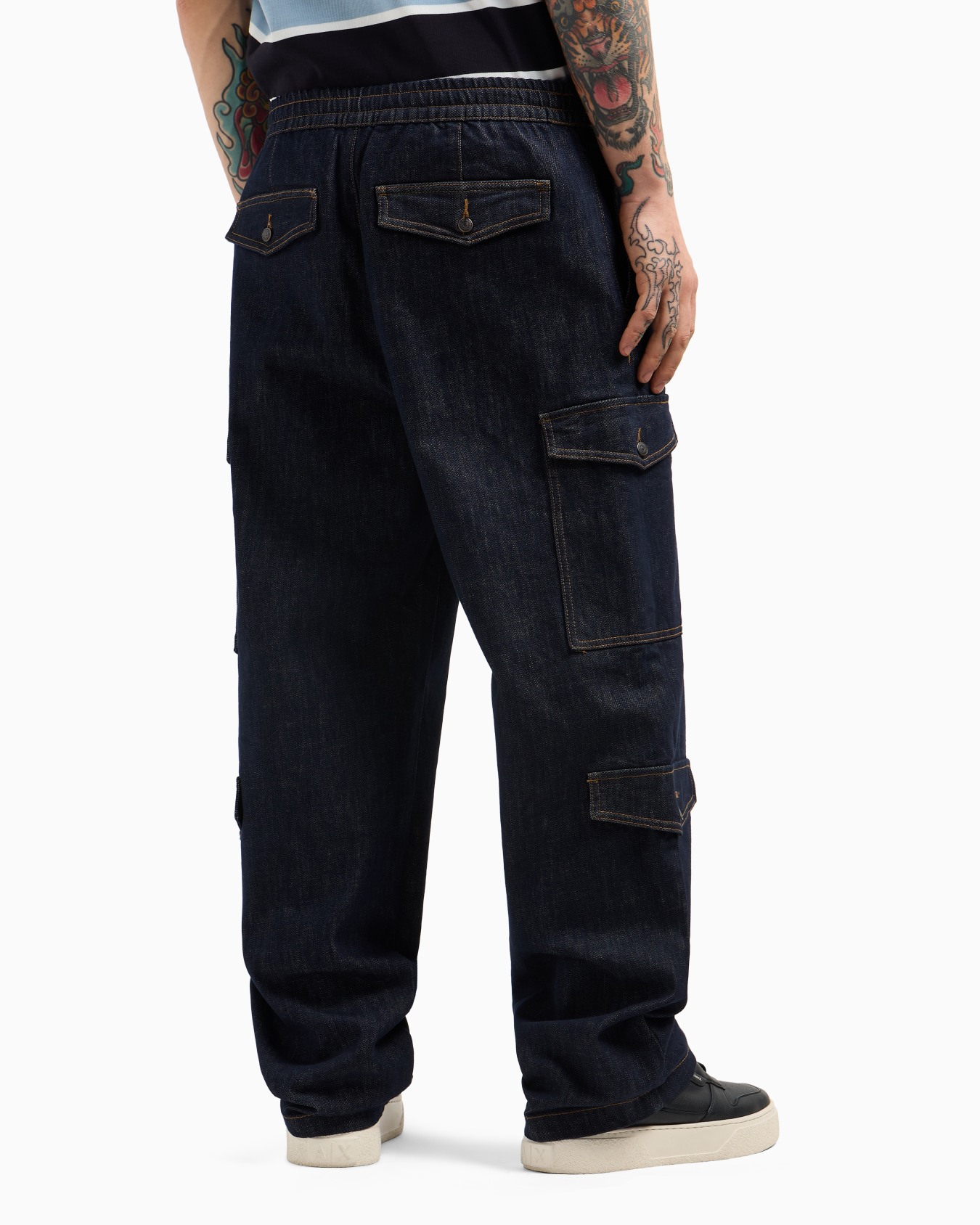 Denim Cargo Jeans Slide 2