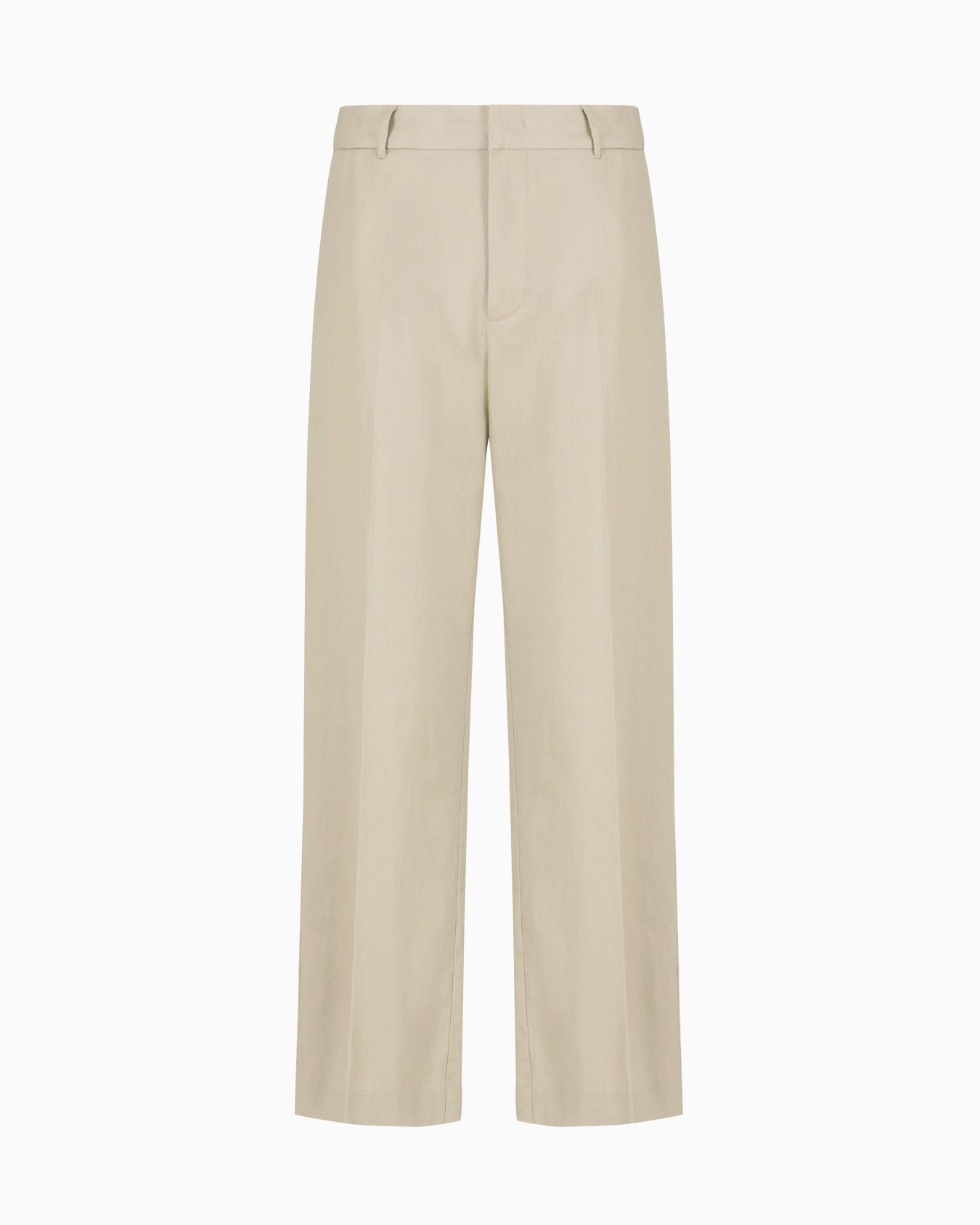 Oversized cotton twill trousers Slide 0