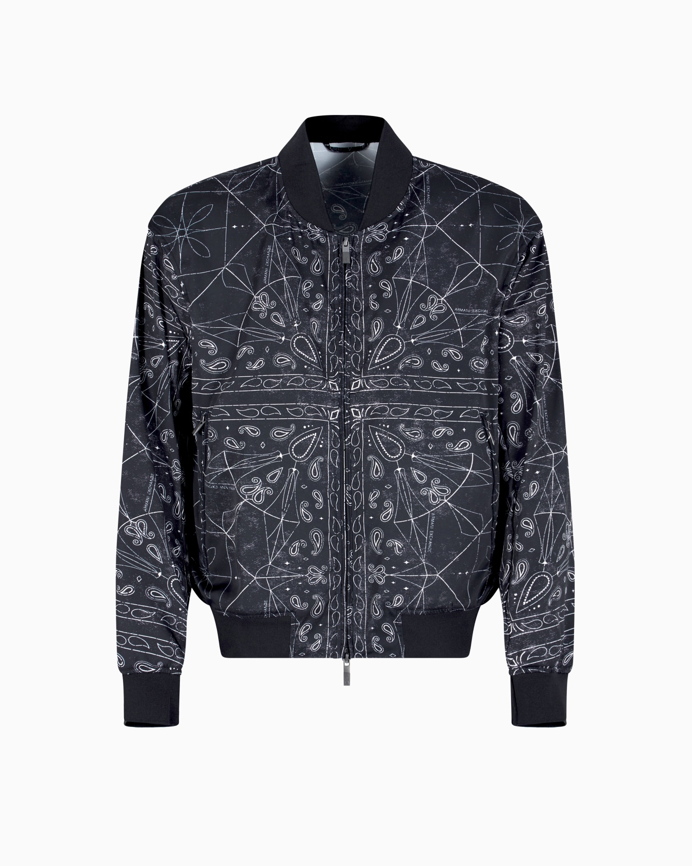 Kaleidoscope Pattern Bomber Jacket Slide 0