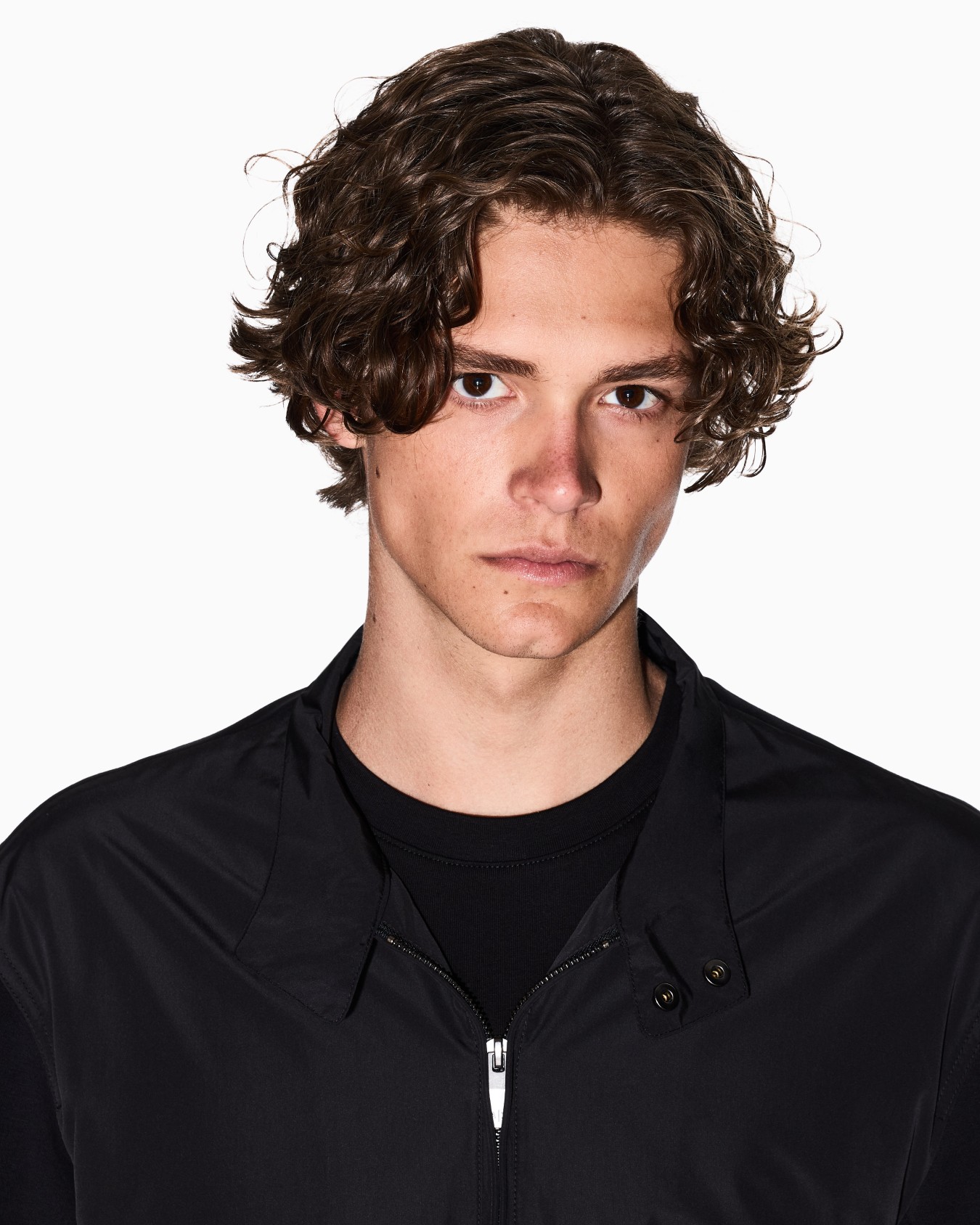 Full zip jacket in cotton blend Slide 4