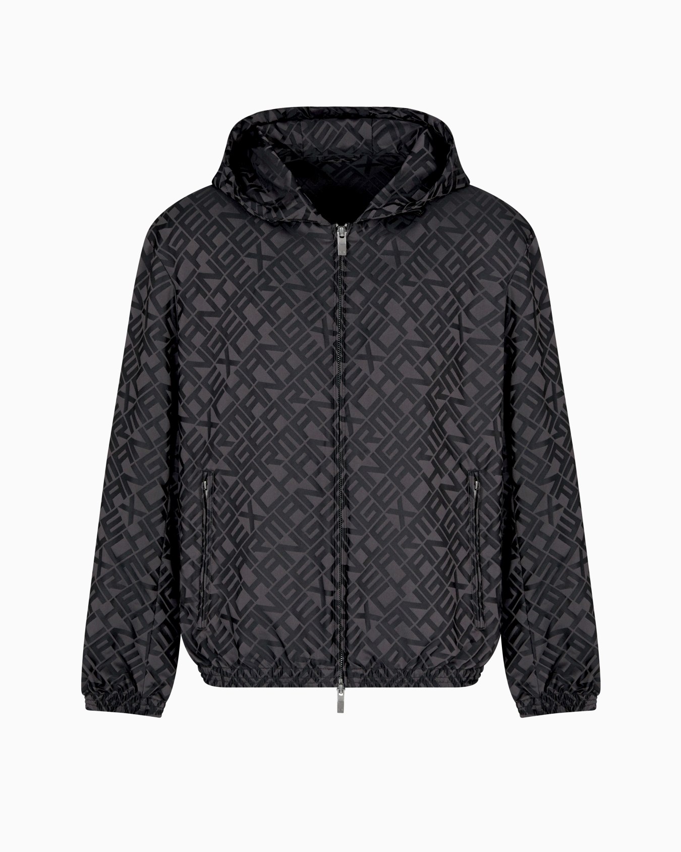 Veste à capuche en tissu avec logo Diapositive 0