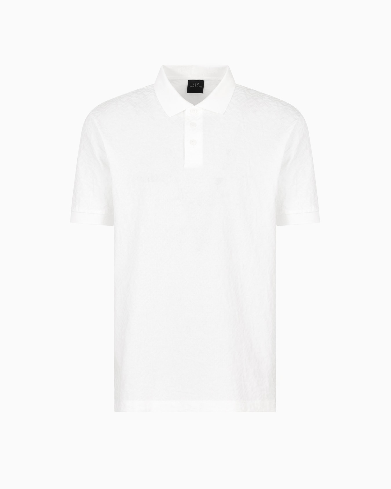 Polo coupe régulière avec logo intégral ton sur ton Diapositive 0