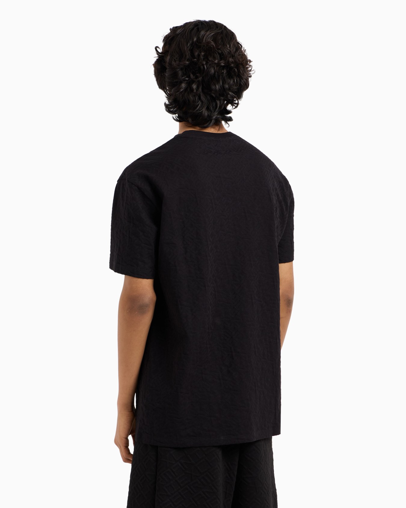 Mercerized cotton basic t-shirt Slide 2