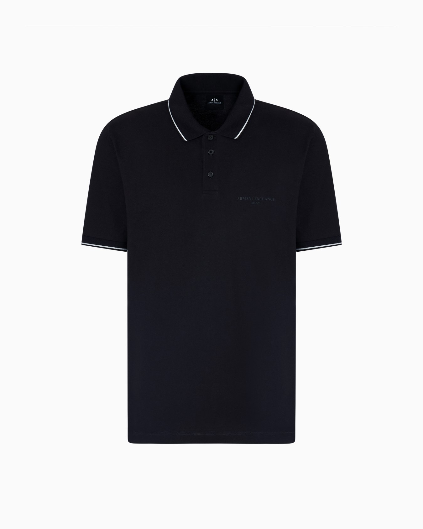 Regular fit mercerised cotton polo Slide 0