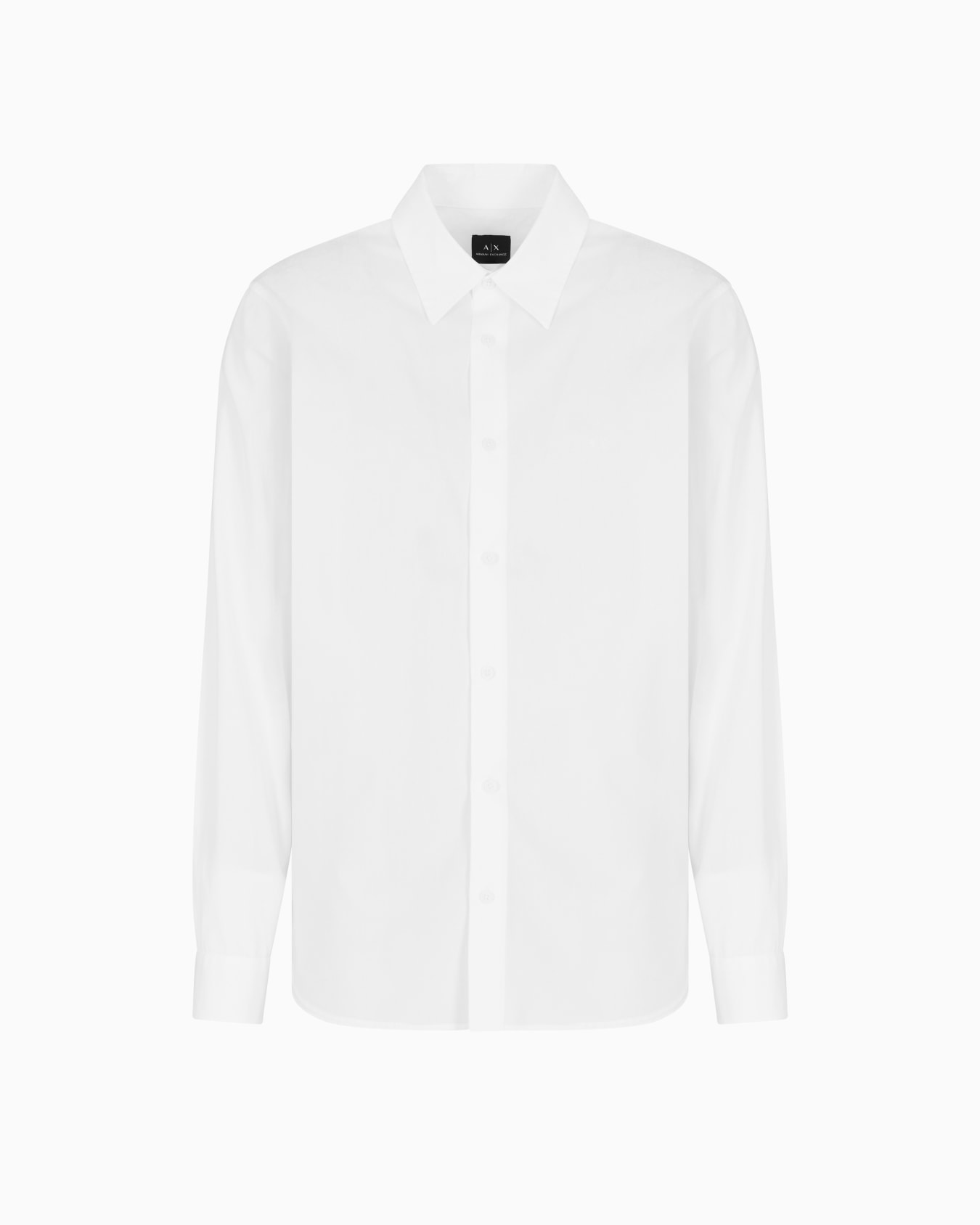 Regular fit cotton and lyocell shirt Slide 0